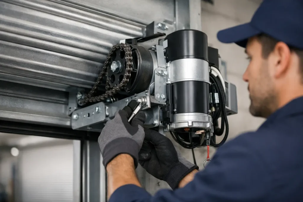 Commercial Roller Door Motor Installation
