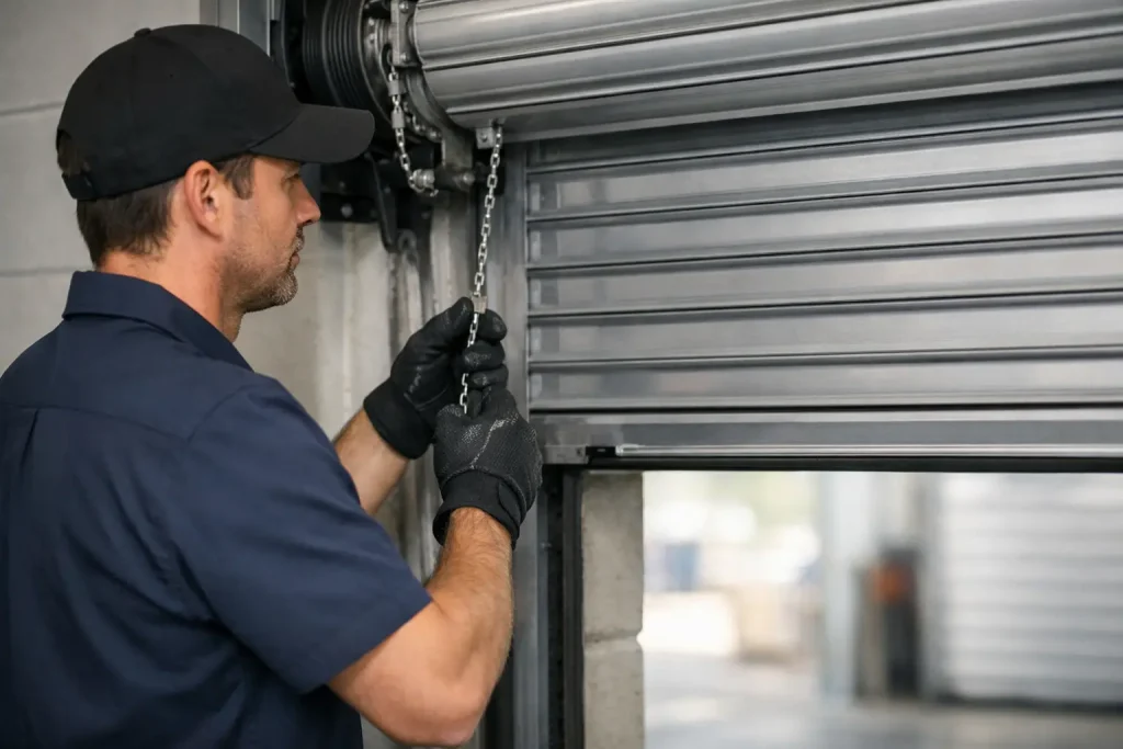 How to Open Roller Shutter Manually