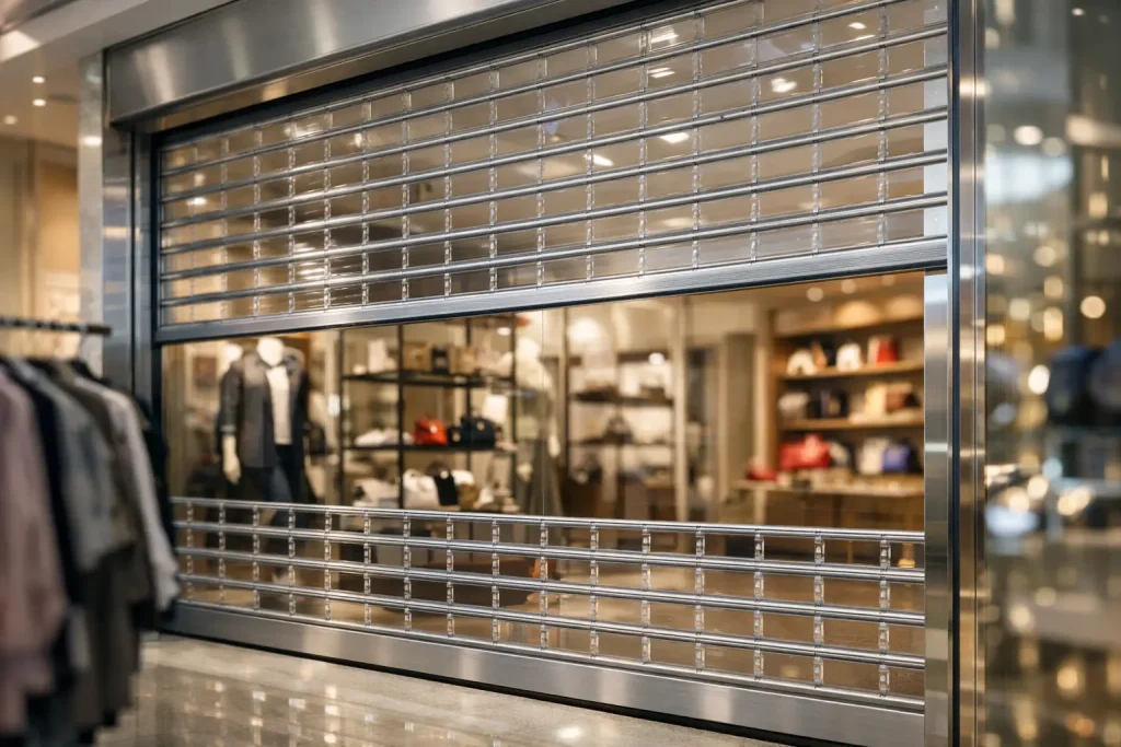 Polycarbonate Roller Shutters for Retail
