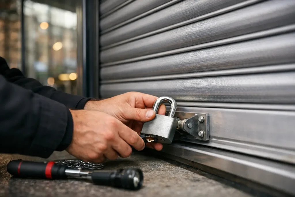 How to Secure Retail Shopfront Shutters Properly