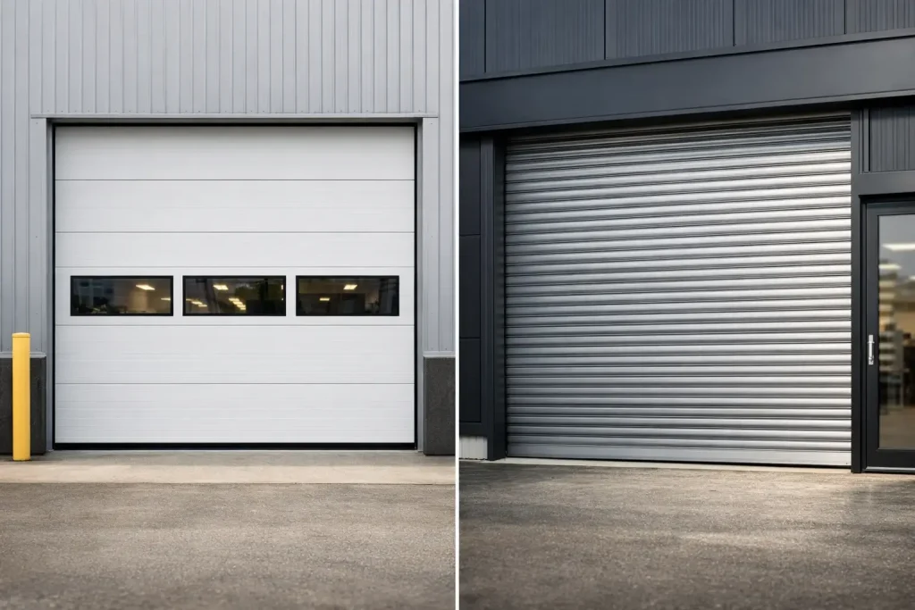 Garage Doors vs Roller Shutters for Businesses
